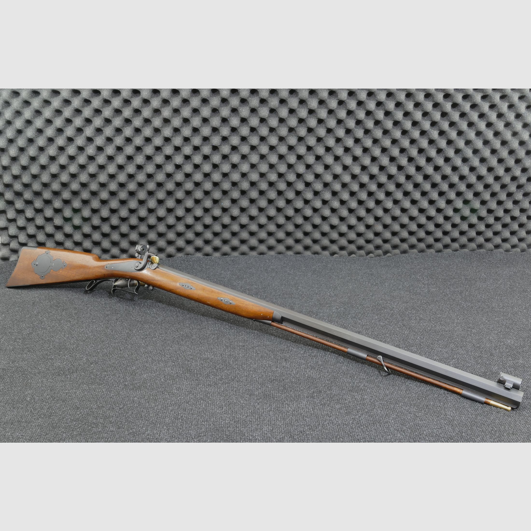 Davide Pedersoli Vorderlader Gewehr Tryon Rifle (Model S.229) uitvoering Creedmoor, .45 zwartkruit, zeer goed onderhouden