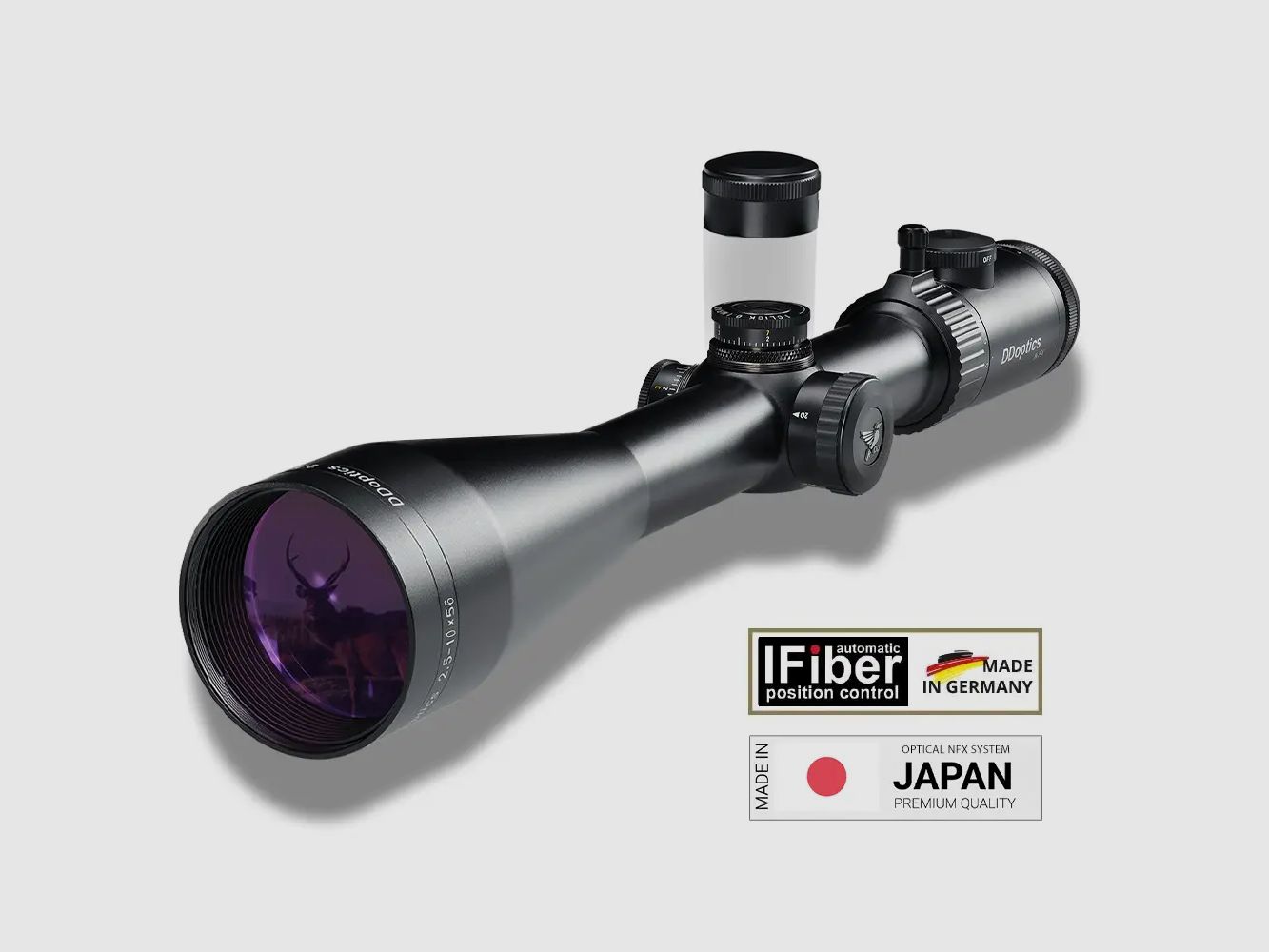 DDoptics Zielfernrohr | Nighteagle V4 2,5-10x56 NFX | Gen3 | MRAD | A4N