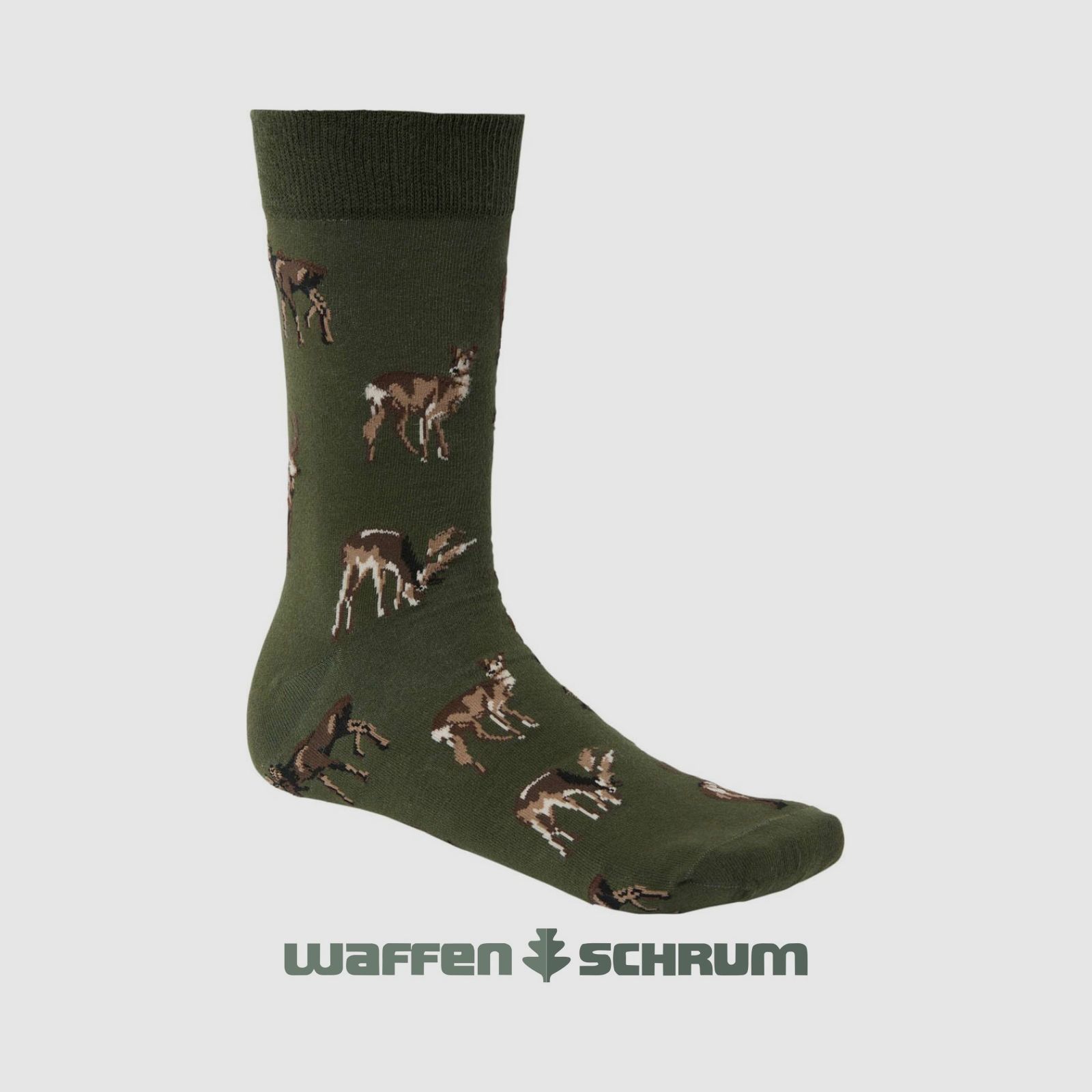 Chevalier Socke Pomeroy Green Deer Marble Green