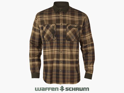Härkila Camicia Pajala Beige con marrone