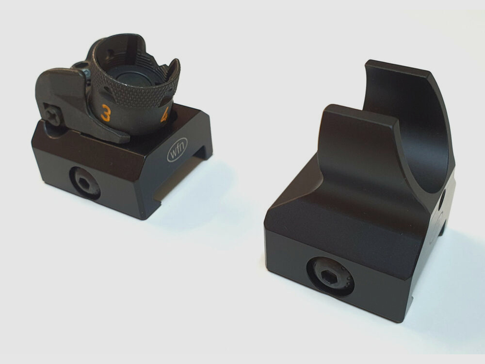 WFN Svizzera Set di mirino WFN svizzero con mirino a tamburo Heckler & Koch per Picatinny ad esempio MR308 / MR223 ecc.