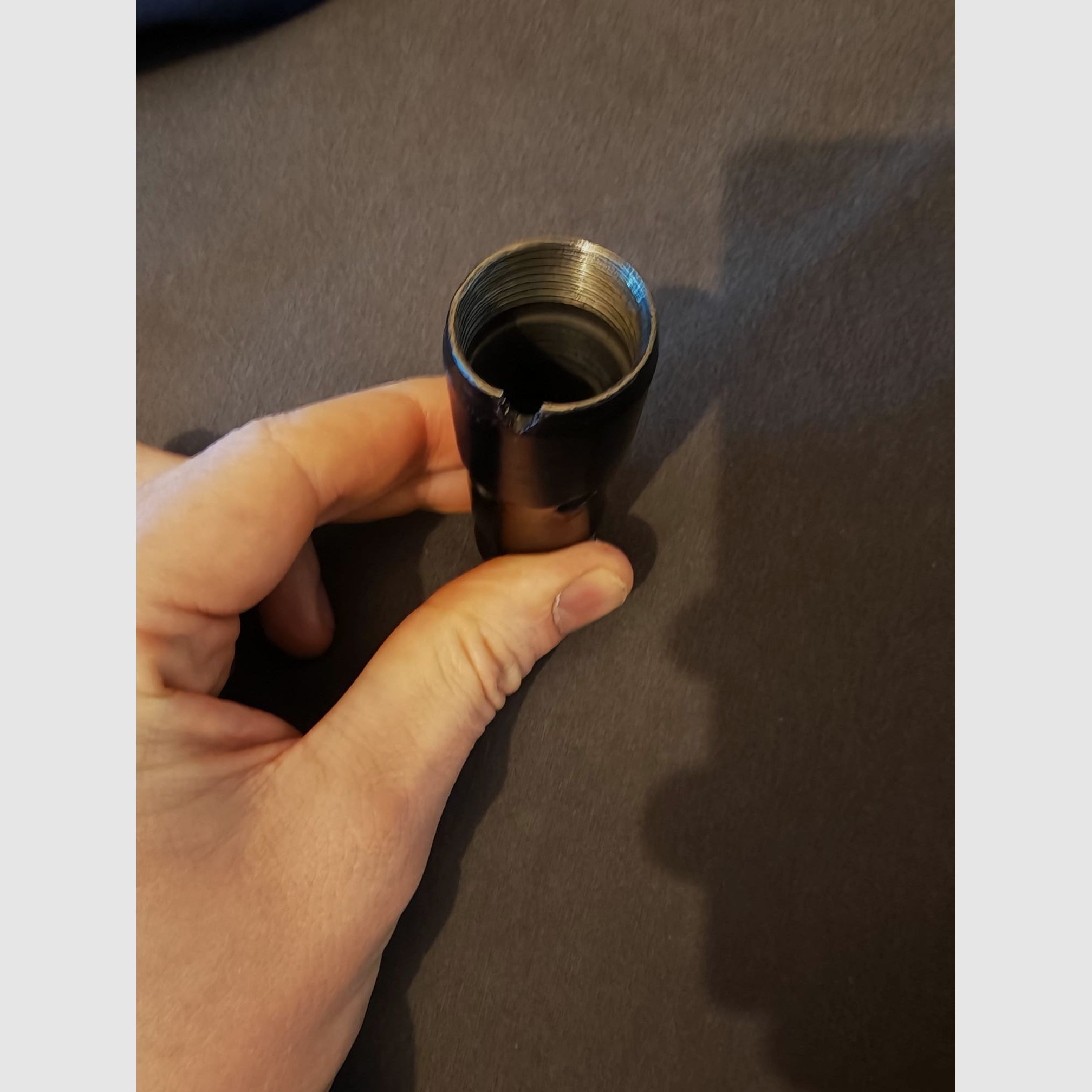 Rare AK74 AK 74 muzzle brake | Early version crescent cut | Original Soviet Izhmash | 5.45 x 39 mm bore