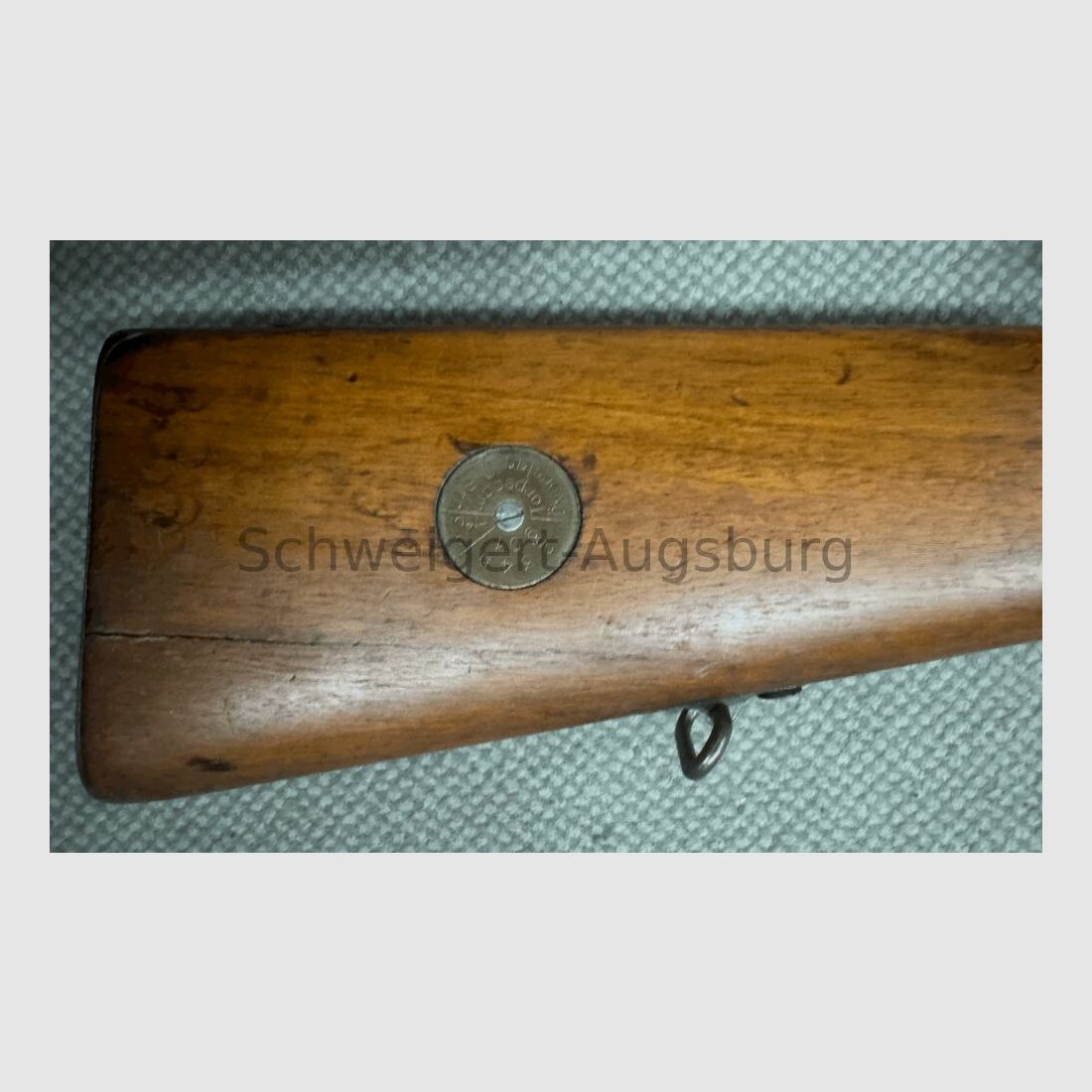 Carl Gustafs Salutgewehr mit BKA Stempelung Salut