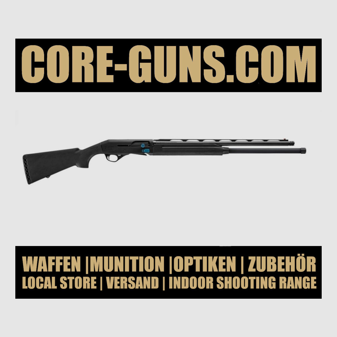 Stoeger M3K - Synthetic 12/76 - 71cm halbautomatische Flinte 12/76 Die günstige Sportflinte mit langen Magazinrohr