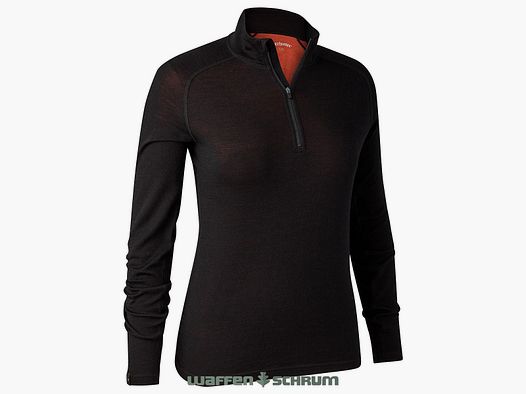 Deerhunter Unterhemd Lady Quinn Merino Black Oak