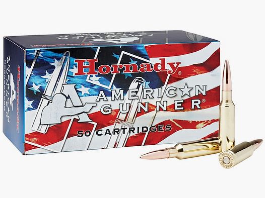 Hornady American Gunner 6.5mm Creedmoor 140GR BTHP Match 50 cartridges