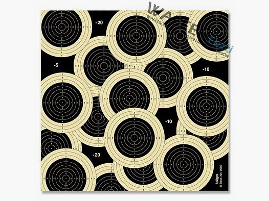 Disque cible chanceux salade de cibles 50 pièces pour une distance de 10m