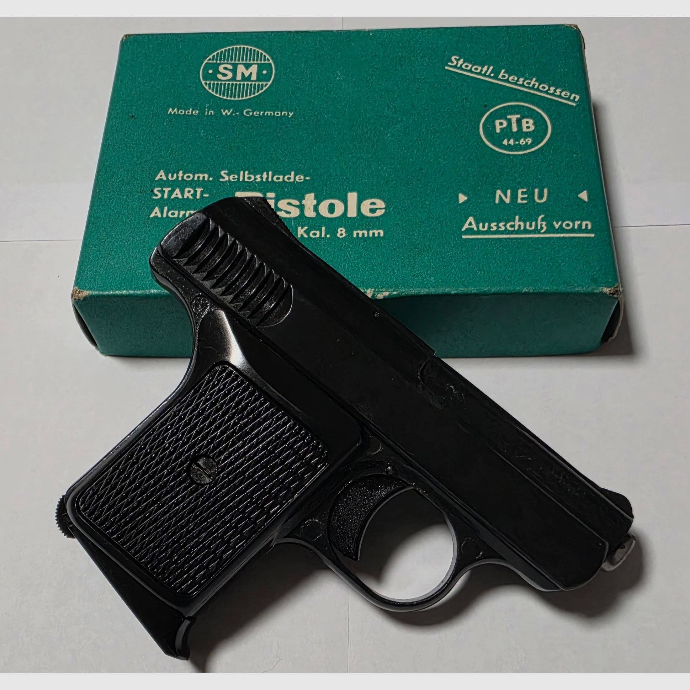 Selten SM MOD 110 PTB 44-69b pistola de bolsillo 8mm K de fogueo, imagen 3 de 3