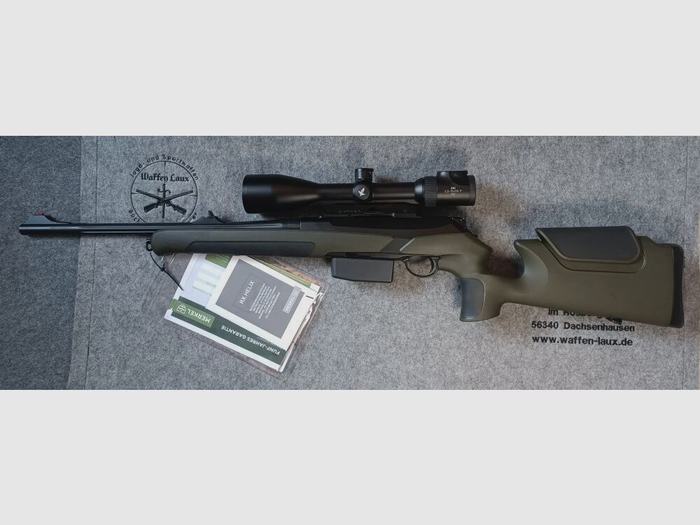 Merkel Modell Helix RX Speedster + ZF Swarovski Z6i 2,5-15x56 Dentler