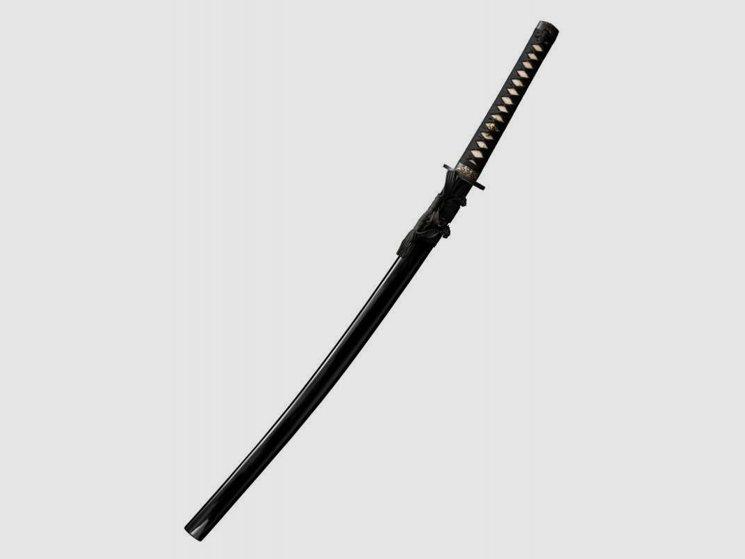 Cold Steel Gold Lion Katana Damaststahl Samurai Schwert