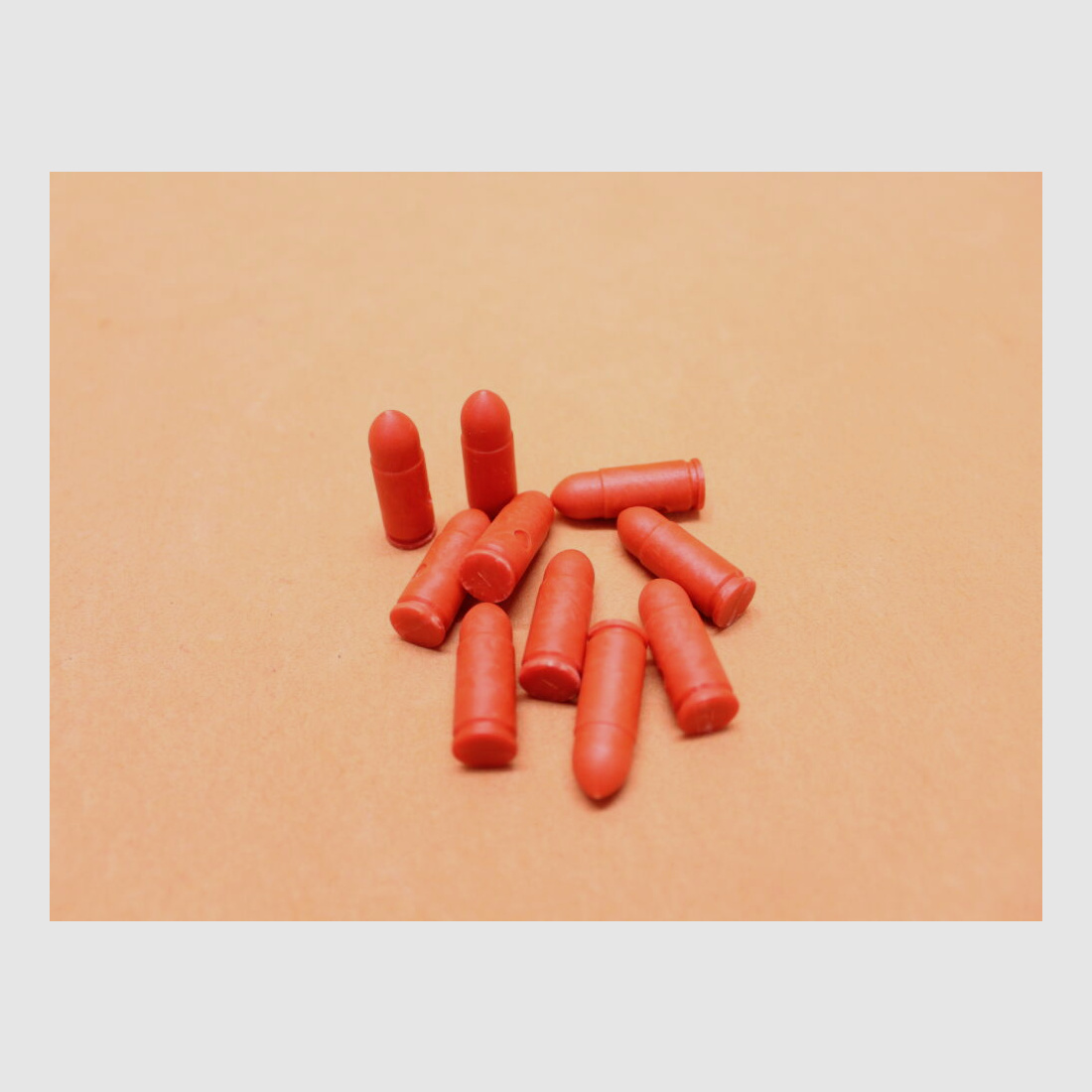 FAB Defense FAB Defense PDA: Nabój manipulacyjny 9mmLuger Polymer czerwony/ Praktyczna amunicja treningowa VE 10 sztuk