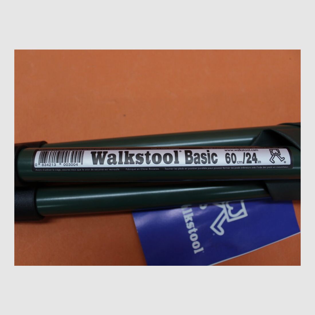 Walkstool Walkstool Basic : Chaise pliante à trois pieds de 60 cm avec des pieds télescopiques pour un transport peu encombrant