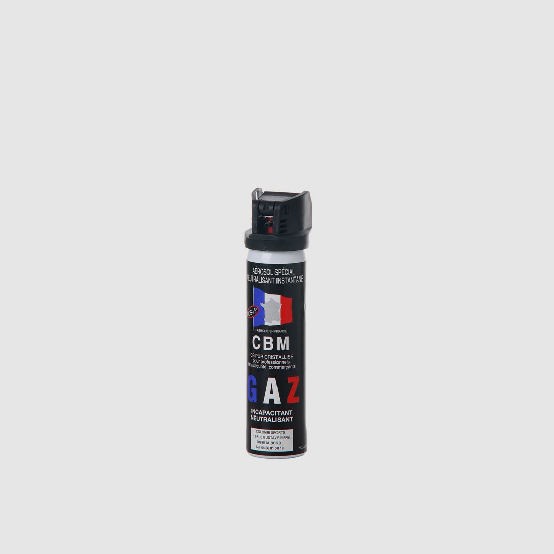 VERTEIDIGUNGSBOMBE CBM GAS CS 75ML KAPPE KLAPPE