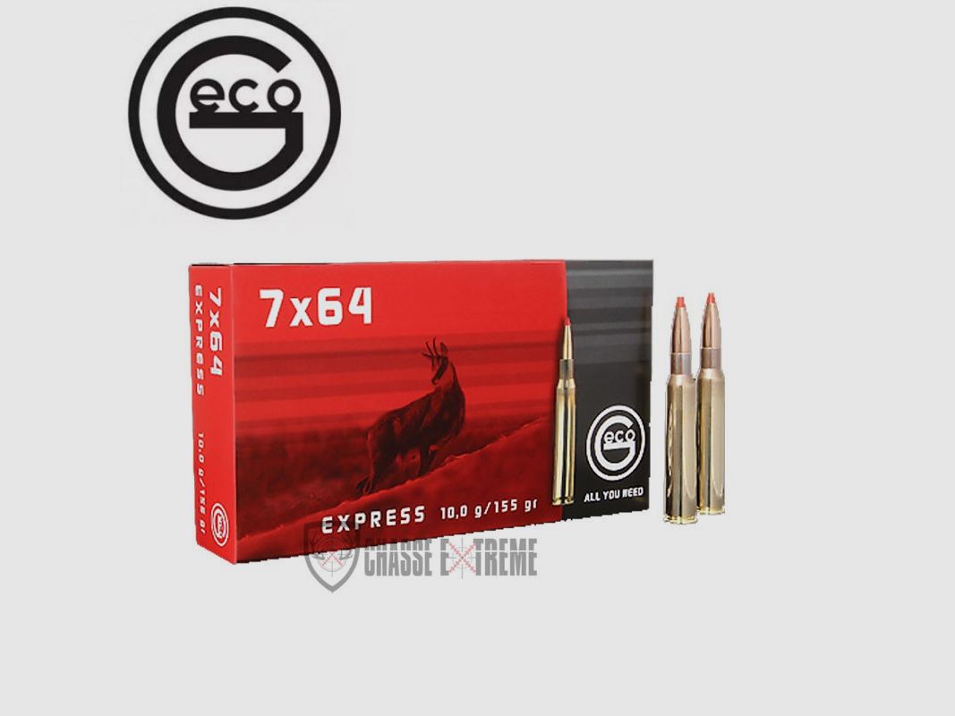 20 Patronen GECO Kal. 7X64 154gr EXPRESS