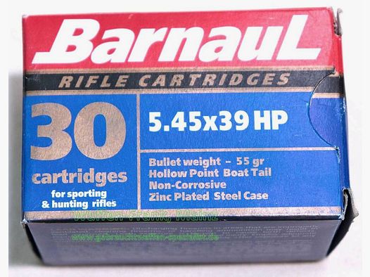 Various manufacturers rifle cartridges