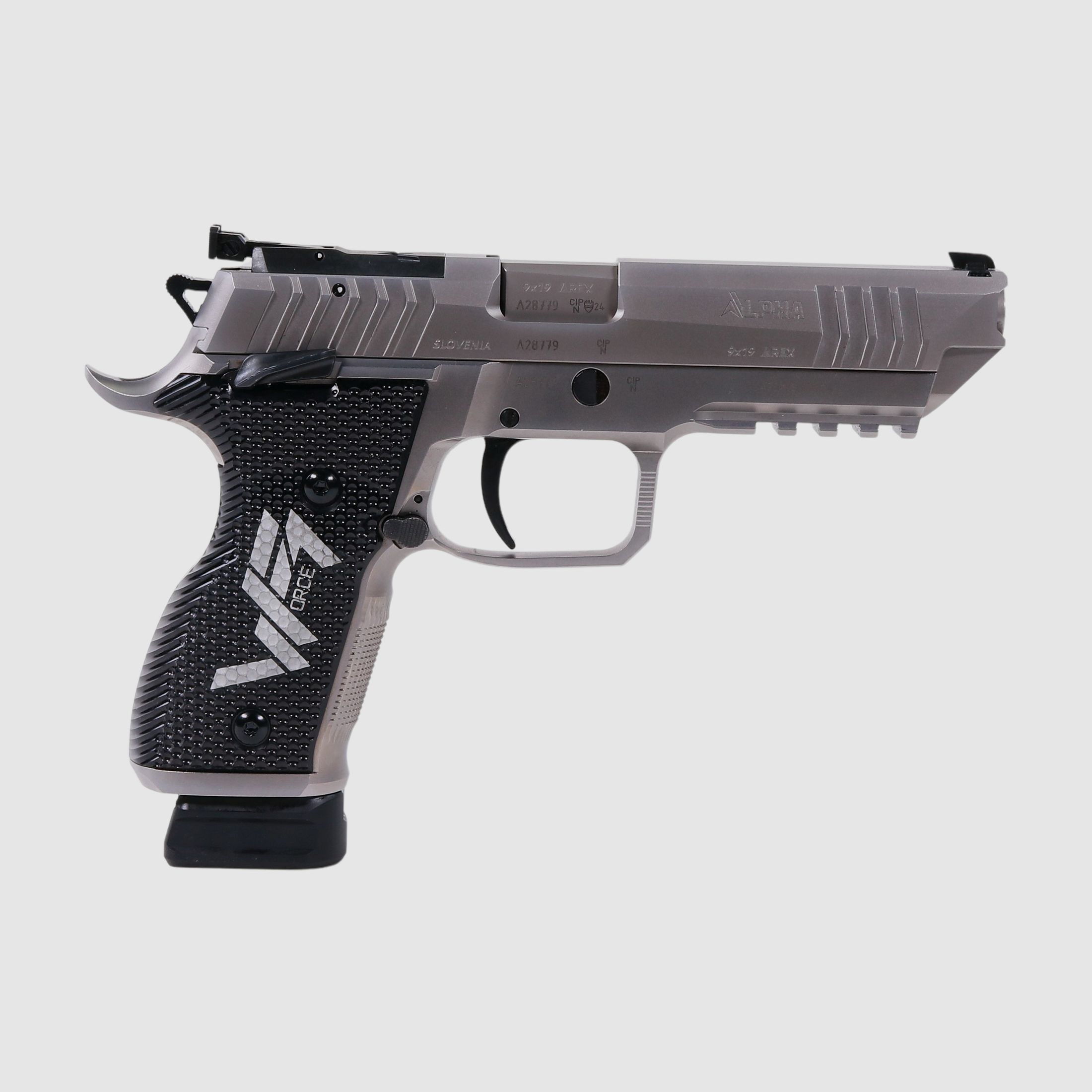Pistole AREX ALPHA WFORCE1, Kaliber 9mmLuger || Vorführwaffe