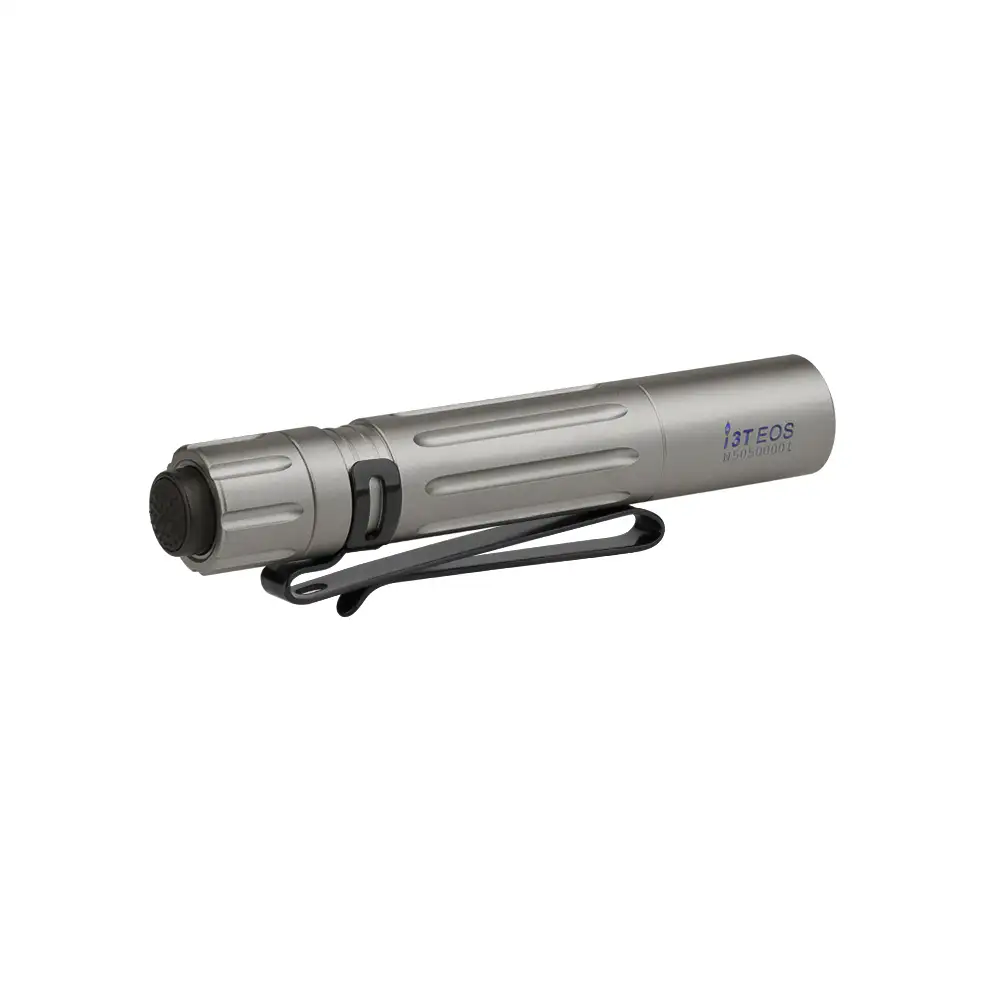 LED EDC i3T EOS Special Edition 180 lumens Olight ti-vertical-lines, image 18 of 27