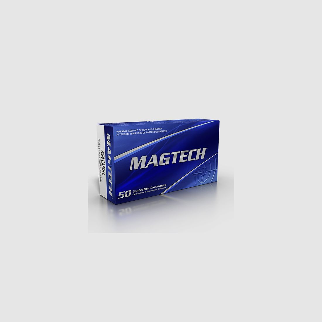 Magtech .454 Casull 260GR SJSP 20 cartouches
