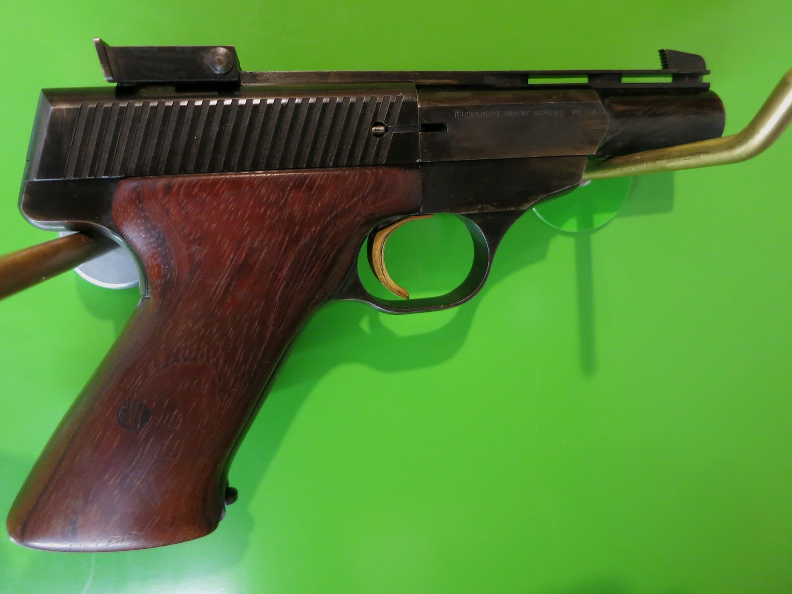FN Herstal Browning KK Selbstladepistole 150, .22lfB Sportpistole; seltener Kurz-Lauf in 3,5"     #88-, Bild 1 von 11