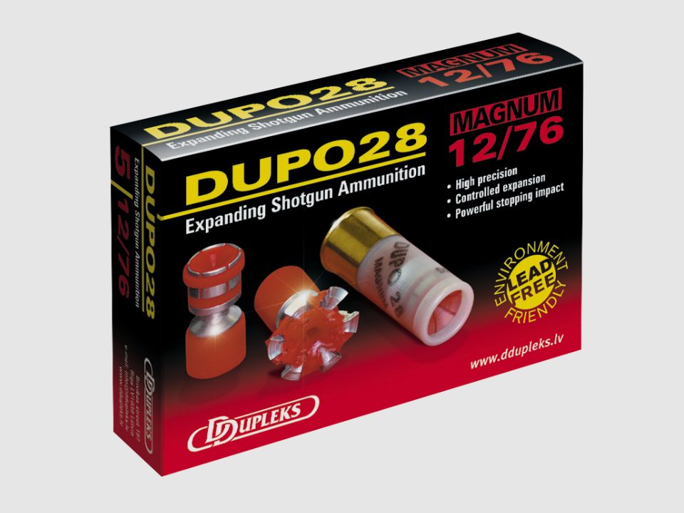 DDupleks 01-01232 Schrotpatrone Dupo 28 12/76 28g 01-01232