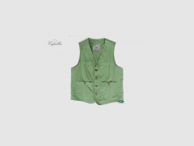 CAPALBIO Gilet gabardina verde
