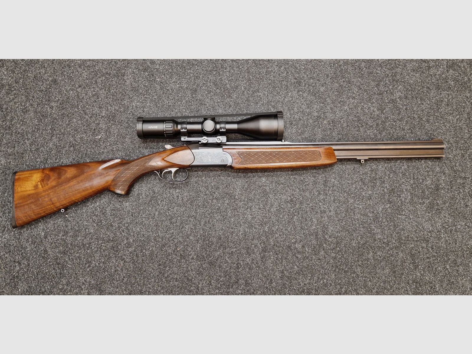 Bockbüchsflinte Brünner CZ 500 7x65R 12/70 Mod.502.3 (también conocida como ZH 500 o ZKW 500)