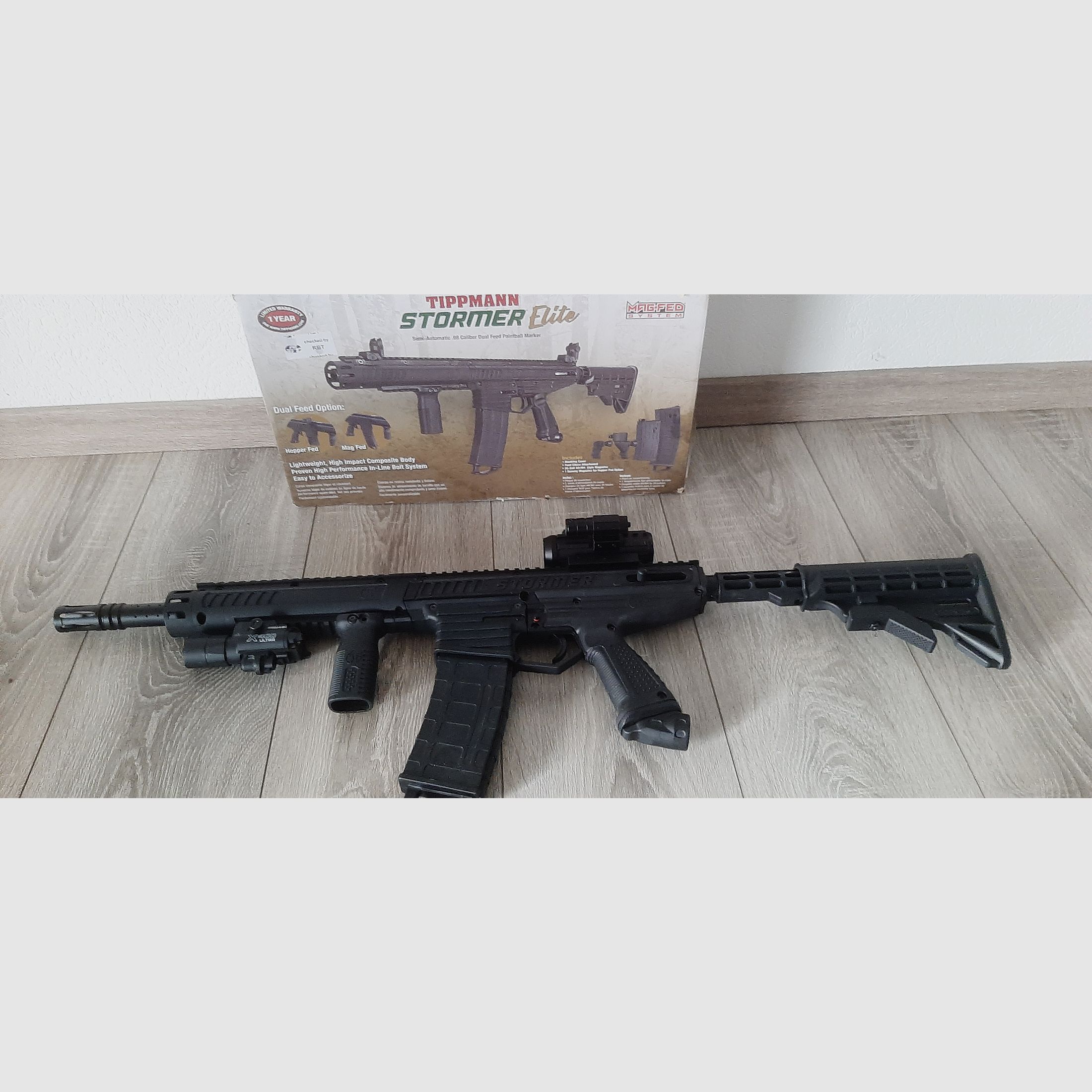 Tippmann Stormer Magfed Elite met garantie en veel accessoires op aanvraag