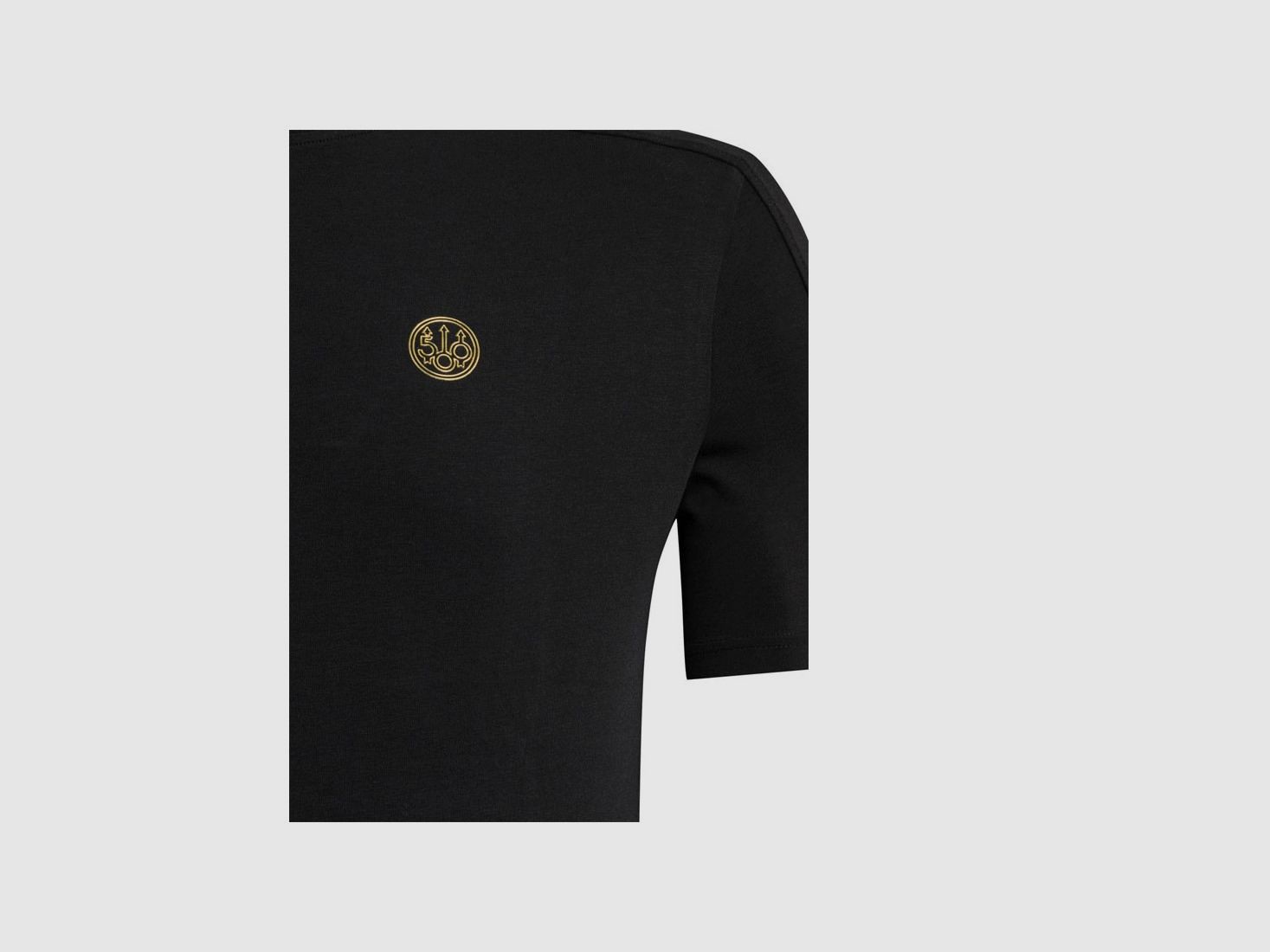 BERETTA T-SHIRT GOLD LOGO 500 YEARS BLACK, image 2 of 3