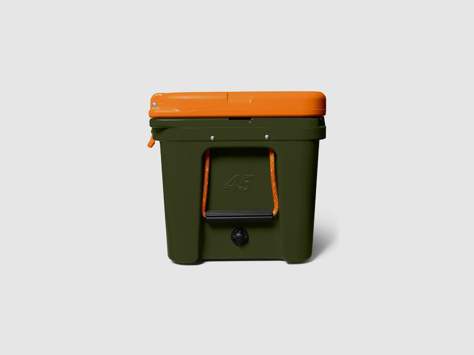 YETI® Kühlbox Tundra 45 - Olive/King Crab Orange, Bild 4 von 5