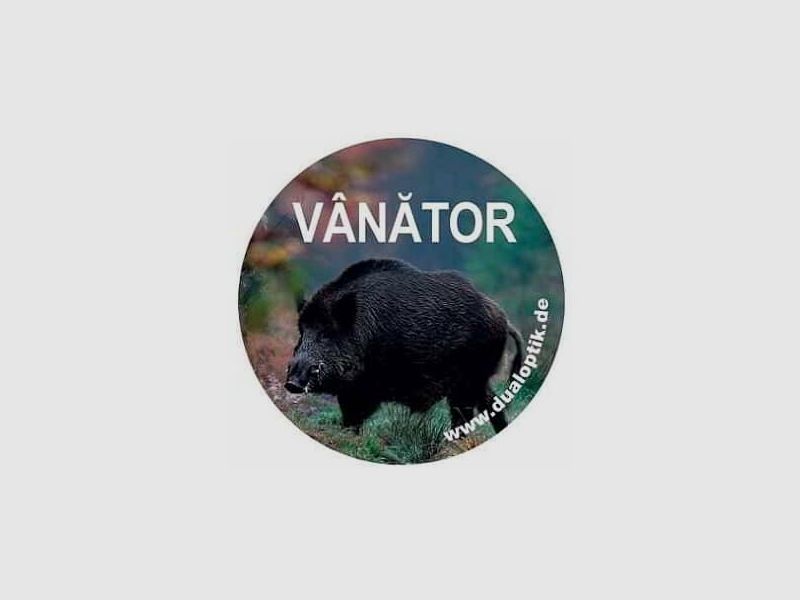 Dual optics sticker wild boar