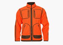 Härkila Kamko Blaze rev. Maglione in pile Uomo Arancione Blaze/Verde Salice L