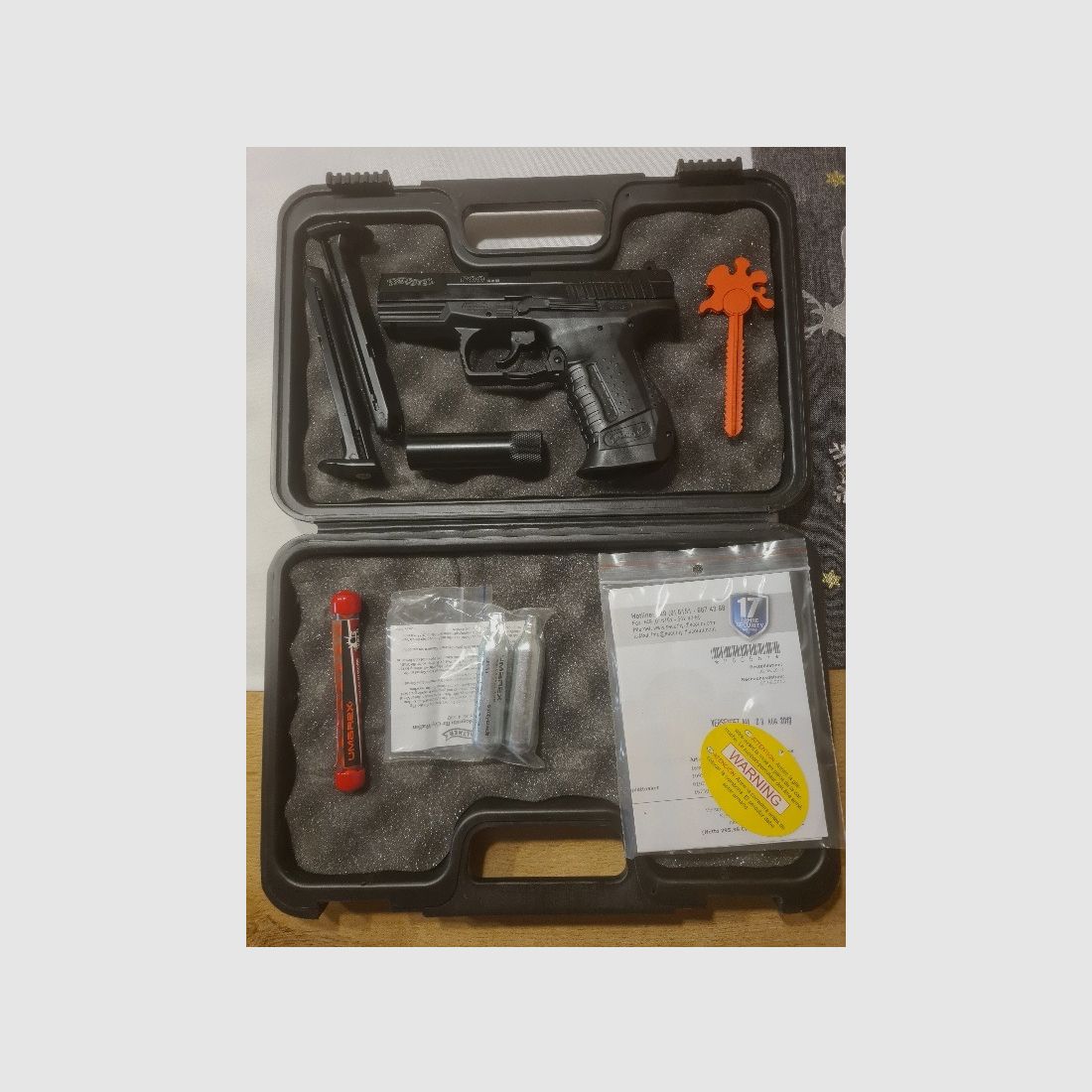 Walther P99 RAM 43mm Co2 pistol new with accessories