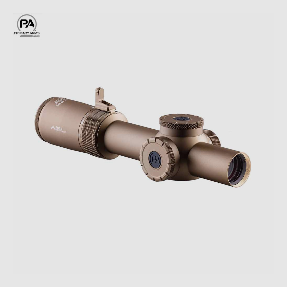 PRIMARY ARMS PLx-C COMPACT 1-8×24 RDB FFP 30mm ACSS GRIFFIN G2 rot