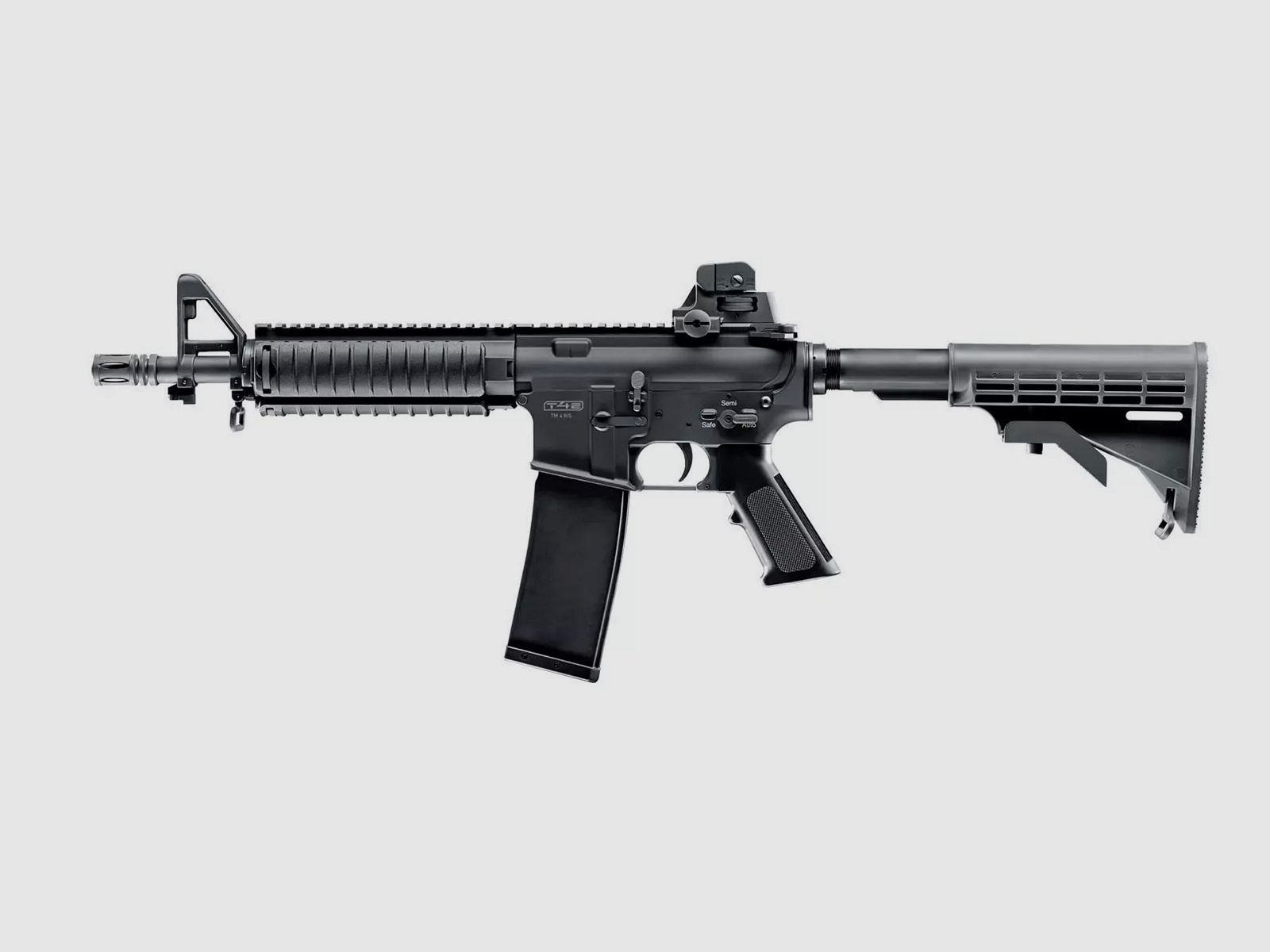 RAM-Sturmgewehr Umarex T4E TM4 RIS Semi-Auto .43 7,5J mit Zielvisier Rotpunkt
