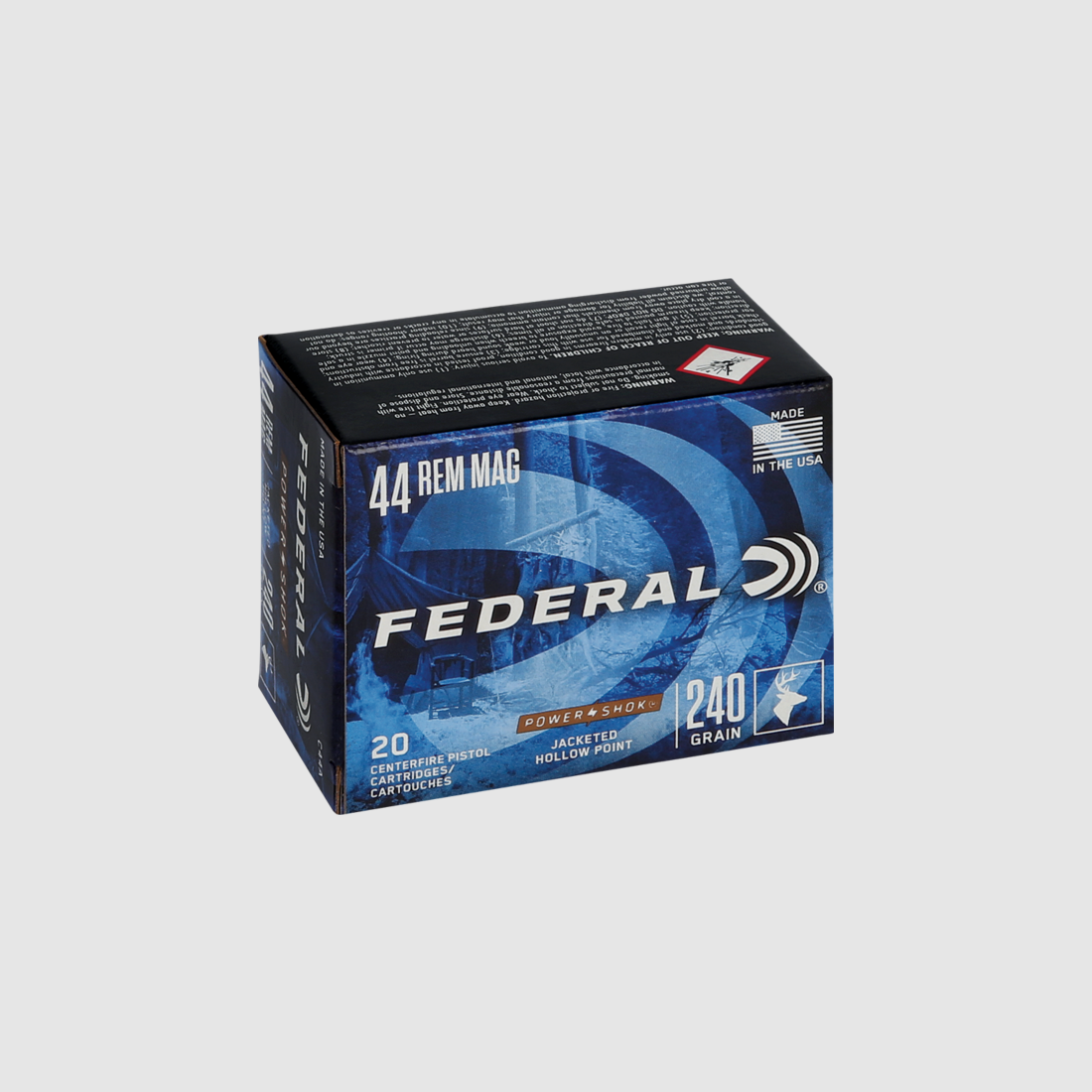 Patronen Federal Power Shok Kaliber 44 Mag 240 Grains, Bild 1 von 6