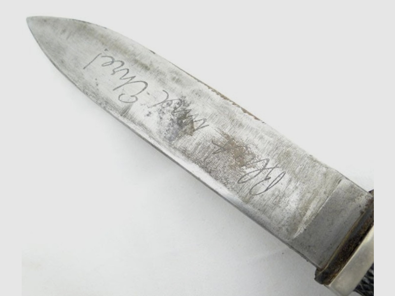 Oryginalny nóż do jazdy HJ z mottem z Wk2 RZM M7/42 1936