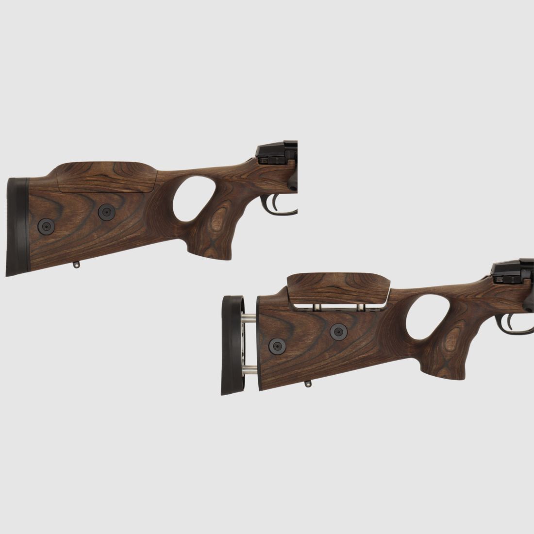 Komplettpaket: Brenner BR20 B&H Prohunter Flex Lochschaft mit doppelter Verstellung inkl. Kahles Helia 2.4-12x56i (Art.Nr.: BR20PHFP11) Finanzierung möglich