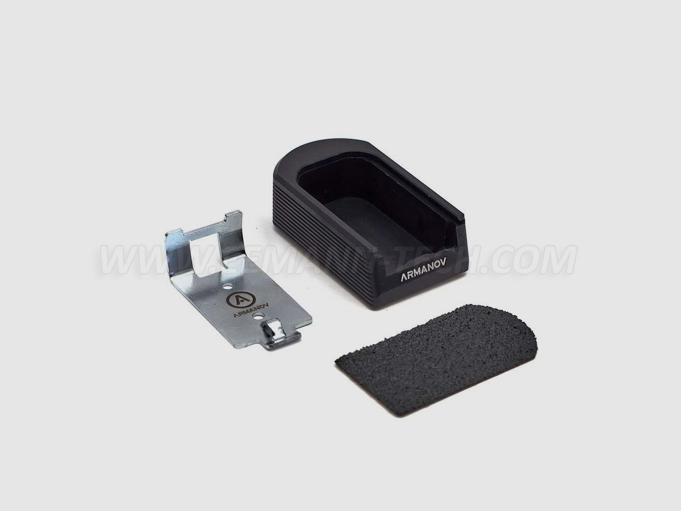 Armanov MPSIG1 base del caricatore +2 rnd MaXXXgrip per Sig Sauer P226, X-Five, LDC, Colore: Rosso, immagine 2 di 3