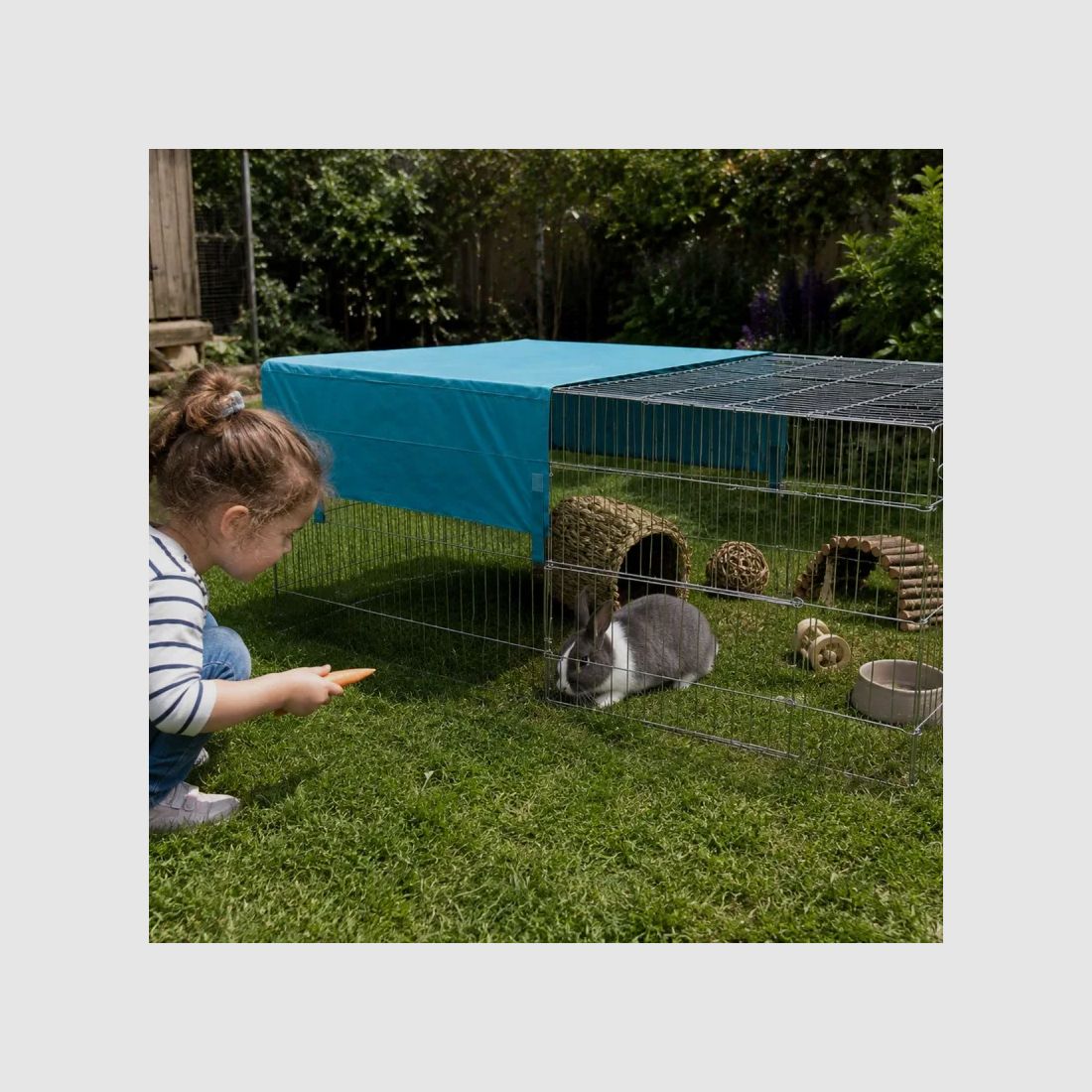 Grande cage à pâturer + protection solaire, image 4 sur 7