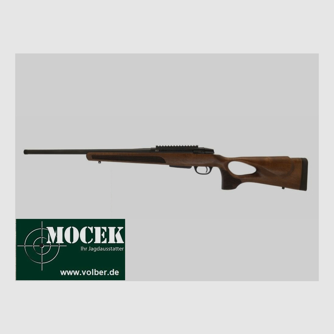 Brenner BR 20 hole stock, with GPO Spectra 6x 2-12x50, cal. .30-06, including silencer
