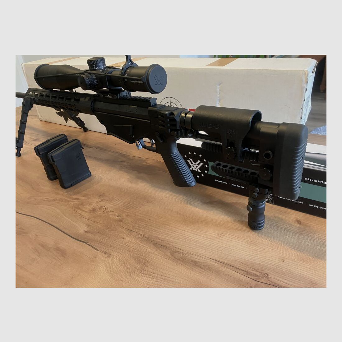 Ruger Precision Rifle inkl. Vortex 5-25x56 Strike Eagle und Zubehör	 6,5mmCreedmoor