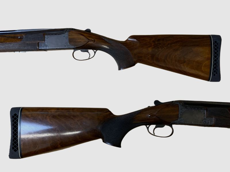 Luxus Bockdoppelflinte Browning 25 Kal. 12/70