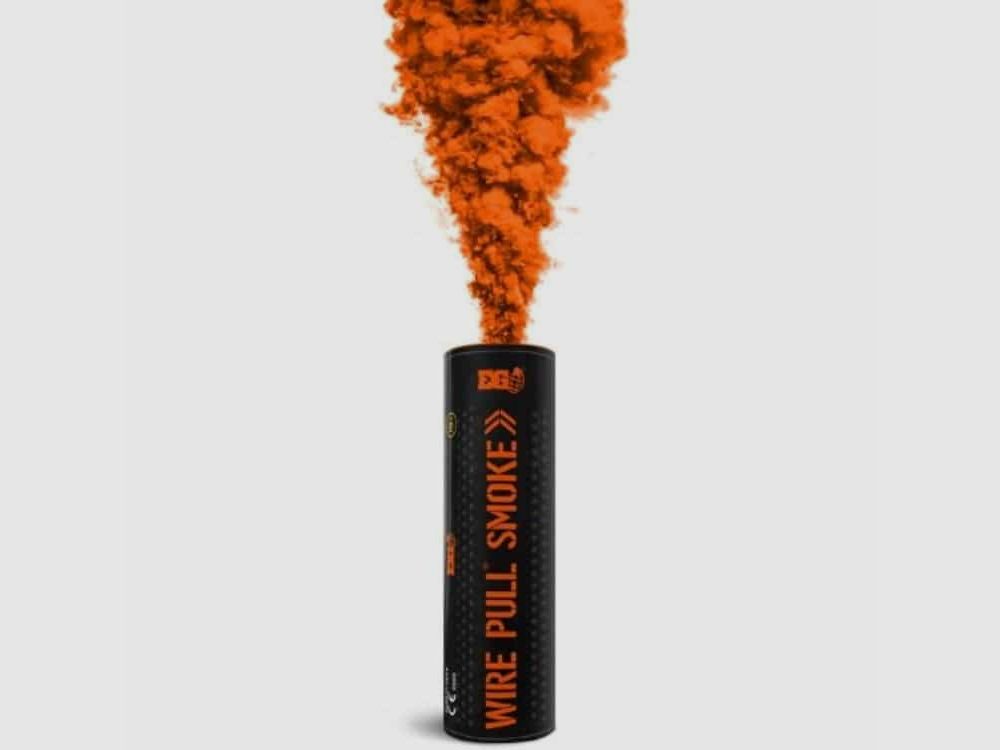 Enolagaye WP40 WIREPULL Paintball granata di fumo (arancione)
