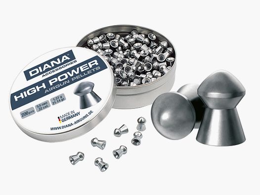 DIANA Ronde Hoofd Diabolo Glad 5,5mm 200 Stuks
