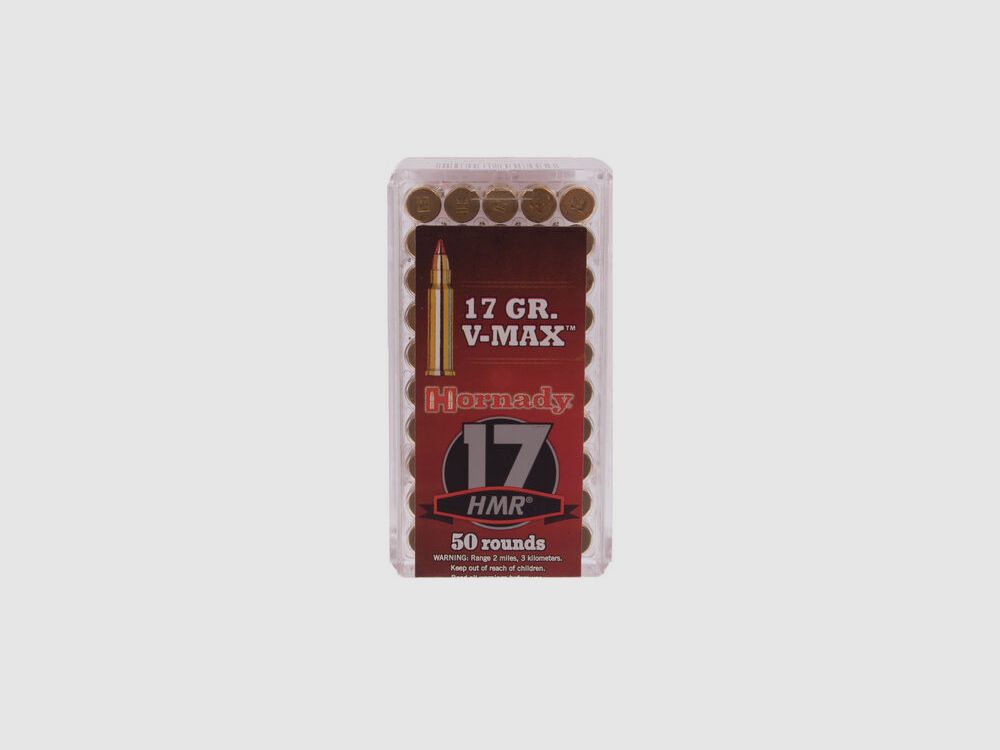 Hornady V-Max 17grs 50St .17HMR