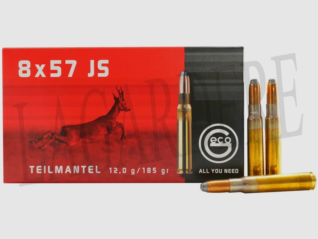 GECO TEILMANTEL 12,0G/185 GR (PATRONE MIT GESCHOSS)