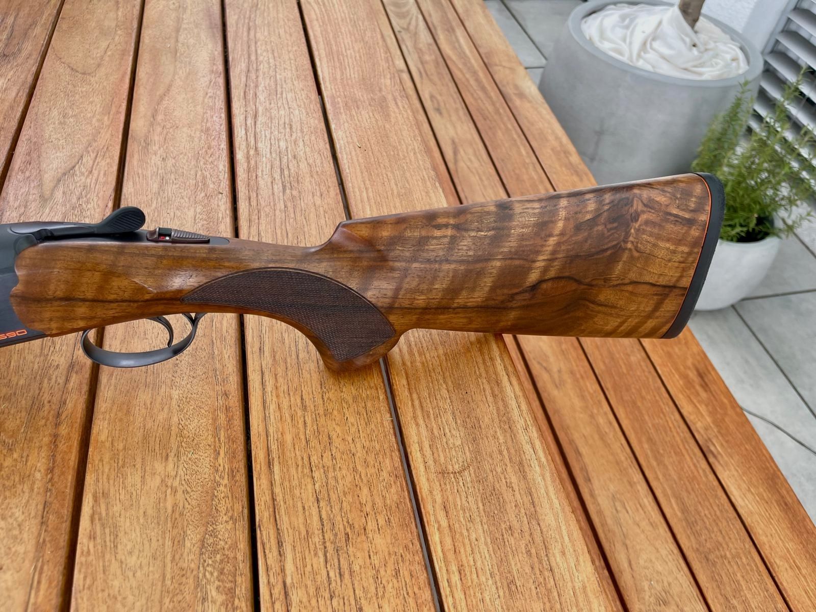Beretta BDF 690 Competition Black Trap AS 12/70 LL:76cm Bockdoppelflinte Flinte