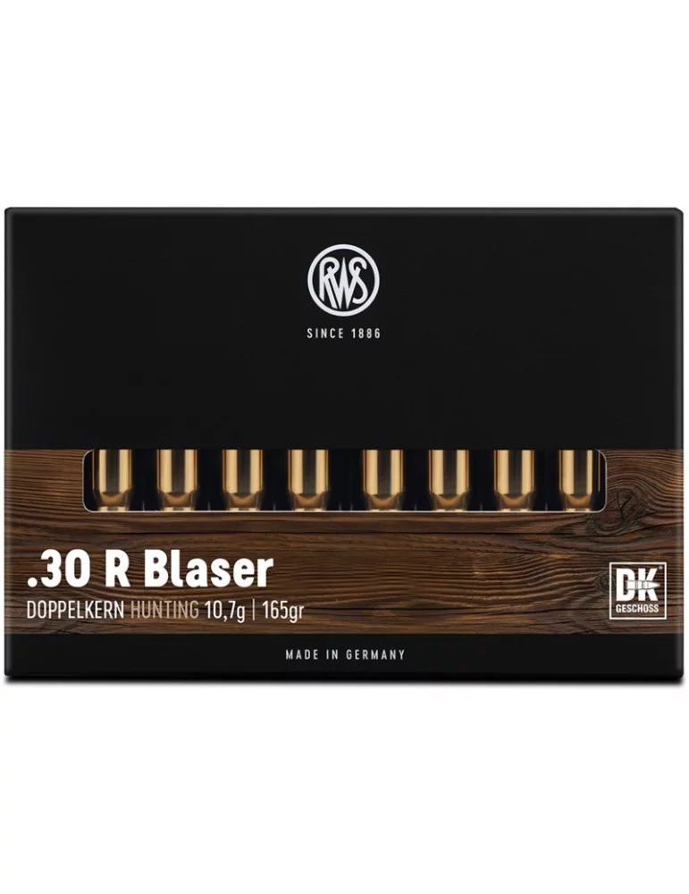 RWS CAL 30R BLASER DK 165GR