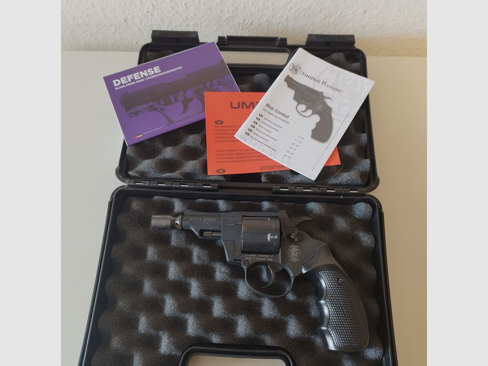 SRS Revolver Umarex Smith und Wesson Combat 9mm Knall PTB mit OVP, Bild 1 von 14