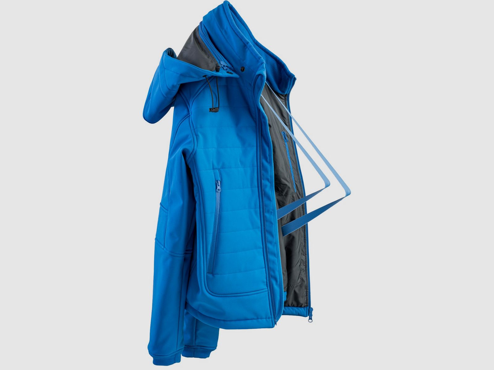 Defcon 5 winterjas urban blue royal, afbeelding 3 van 4